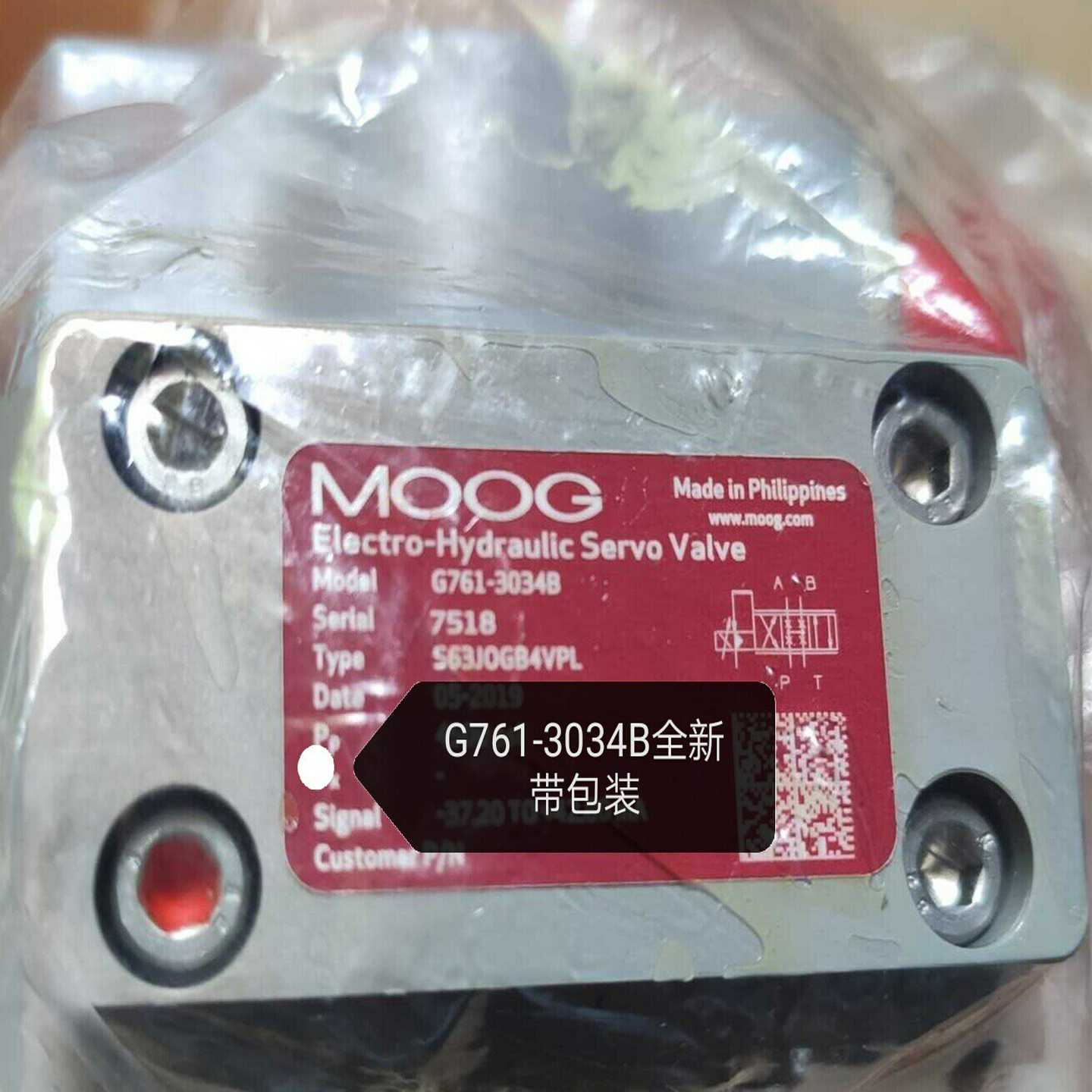 穆格Moog伺服阀G761-3034B，G761-303询价