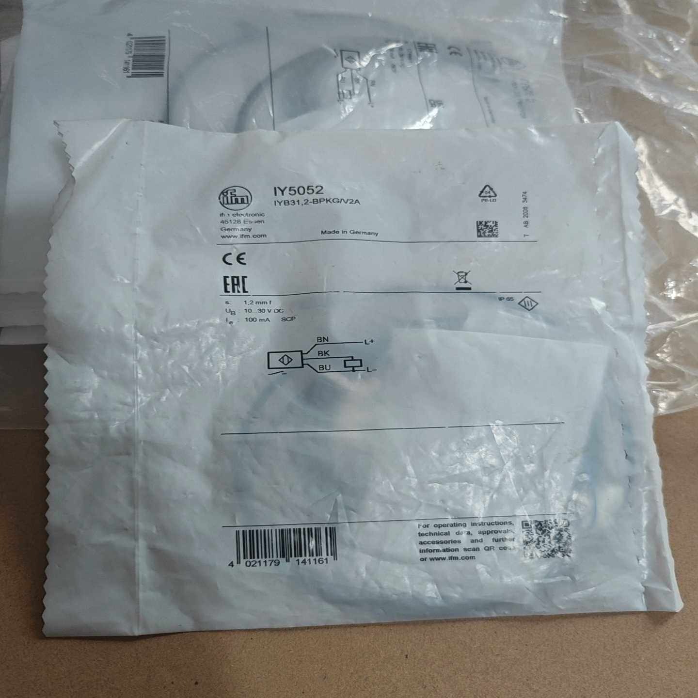 德国IFM易福门IY5052电感式接近开关M5直流三询价