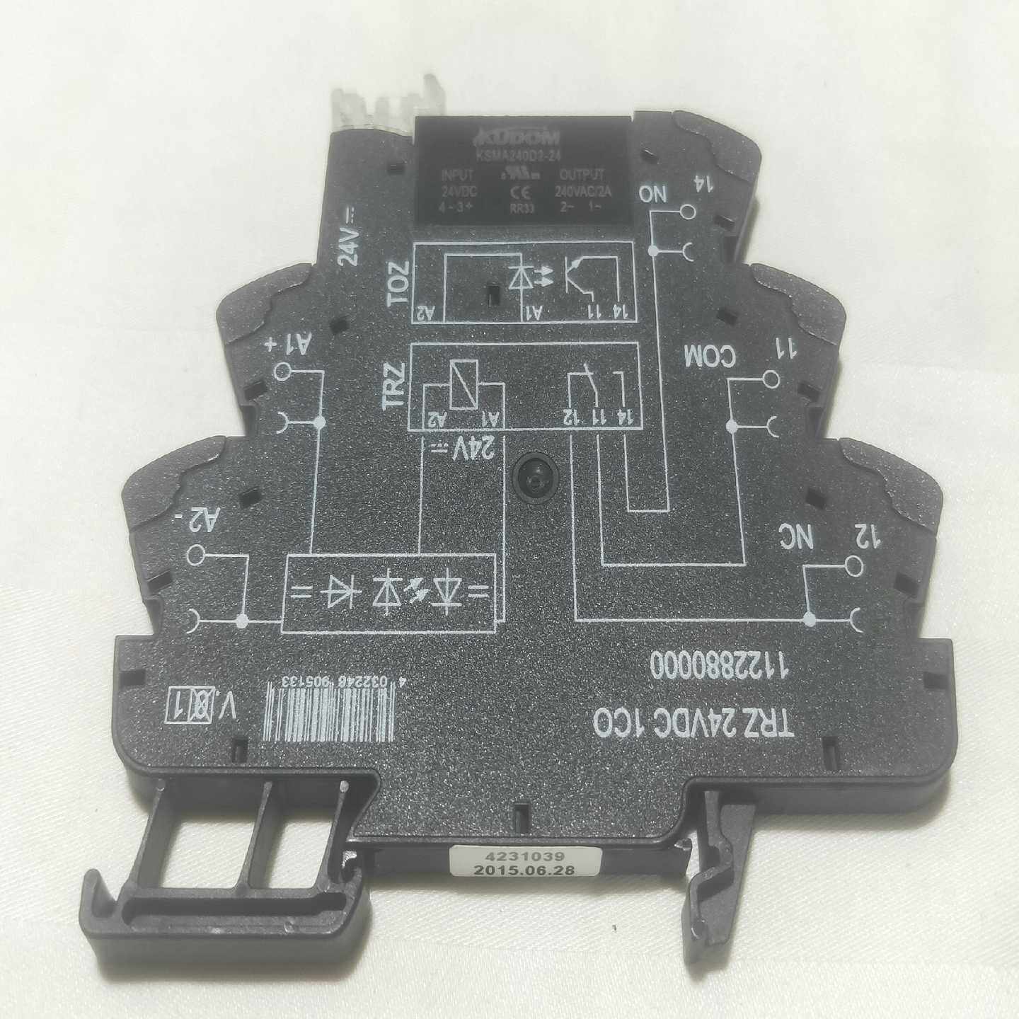 魏德米勒超薄继电器模块 TRZ24VDC1CO 112288~询价 - 实物图