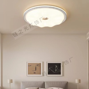 全光谱护眼北欧极简卧室餐厅LED吸顶灯现代简约家用书房阳台灯具