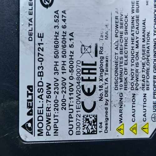 ASD-B3-0721-E，台达伺服驱动器 B3 750W{议价}