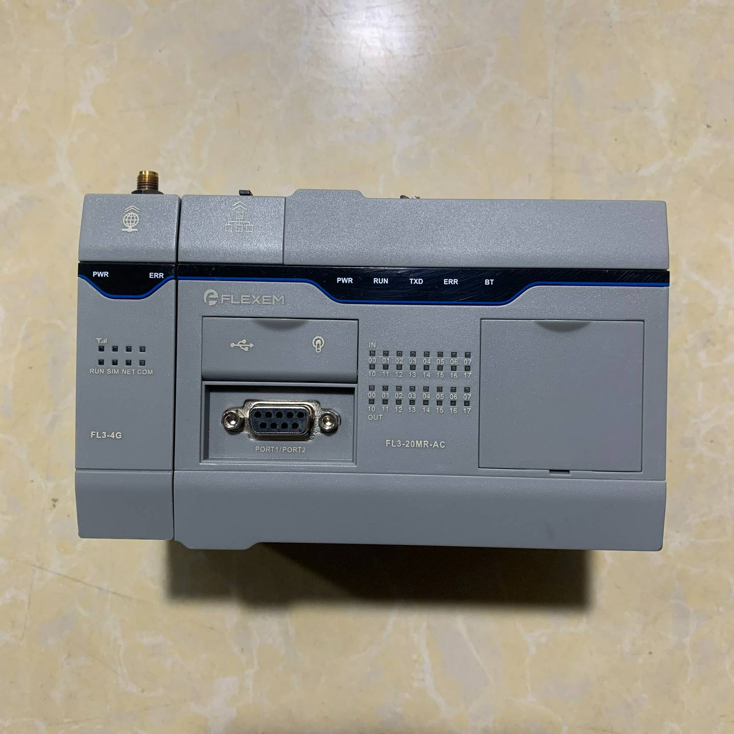 繁易PLC，FL3-20MR-AC，FL3-4G，成色九【华铭电子】