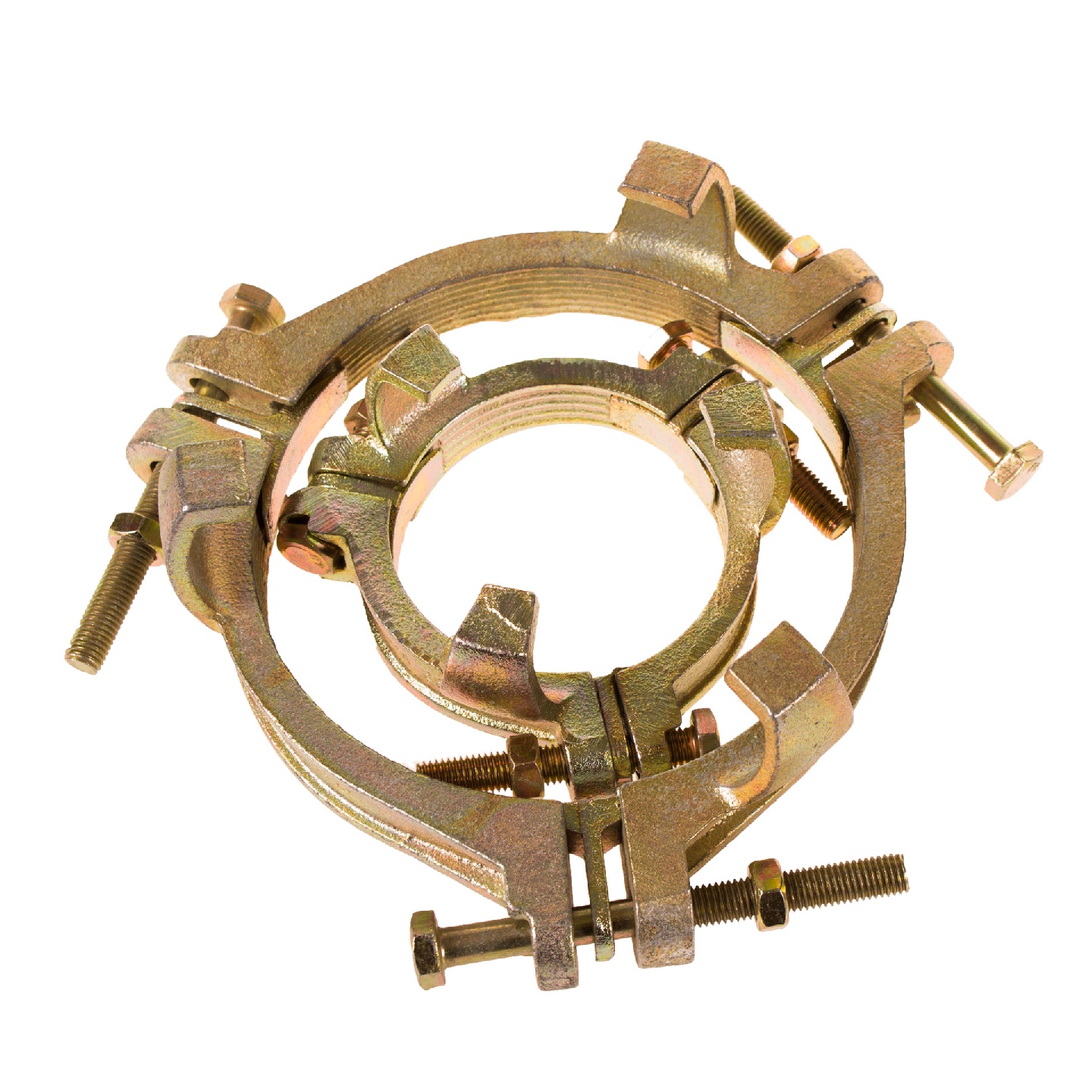 工厂直销三段式带爪铸铁管卡管夹三齿卡箍KKB85B50耐高温压喉箍