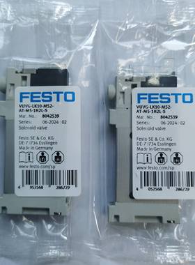 配件FESTO VUVG-LK10-M52-AT-M5-1H2L-S 8042539 8042540 804议价