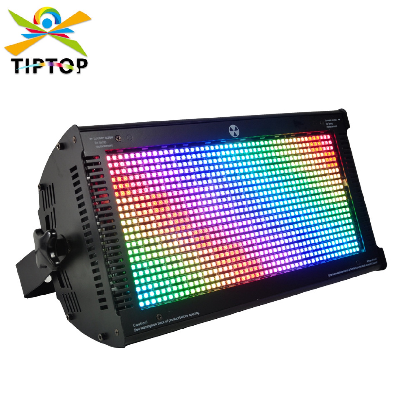 不夜天1000W舞台三色RGB频闪灯DMX512控制112段染色频闪矩阵点控
