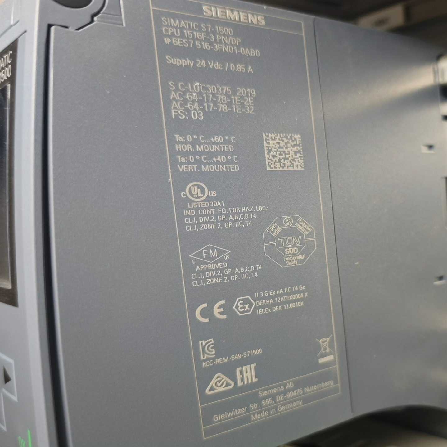 6ES7516-3FN01-0AB0模块，询价