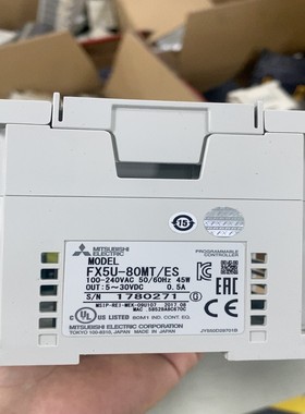 三菱PLCFX5U-80MT/ES，日本原装进口，成色漂亮--议价商品