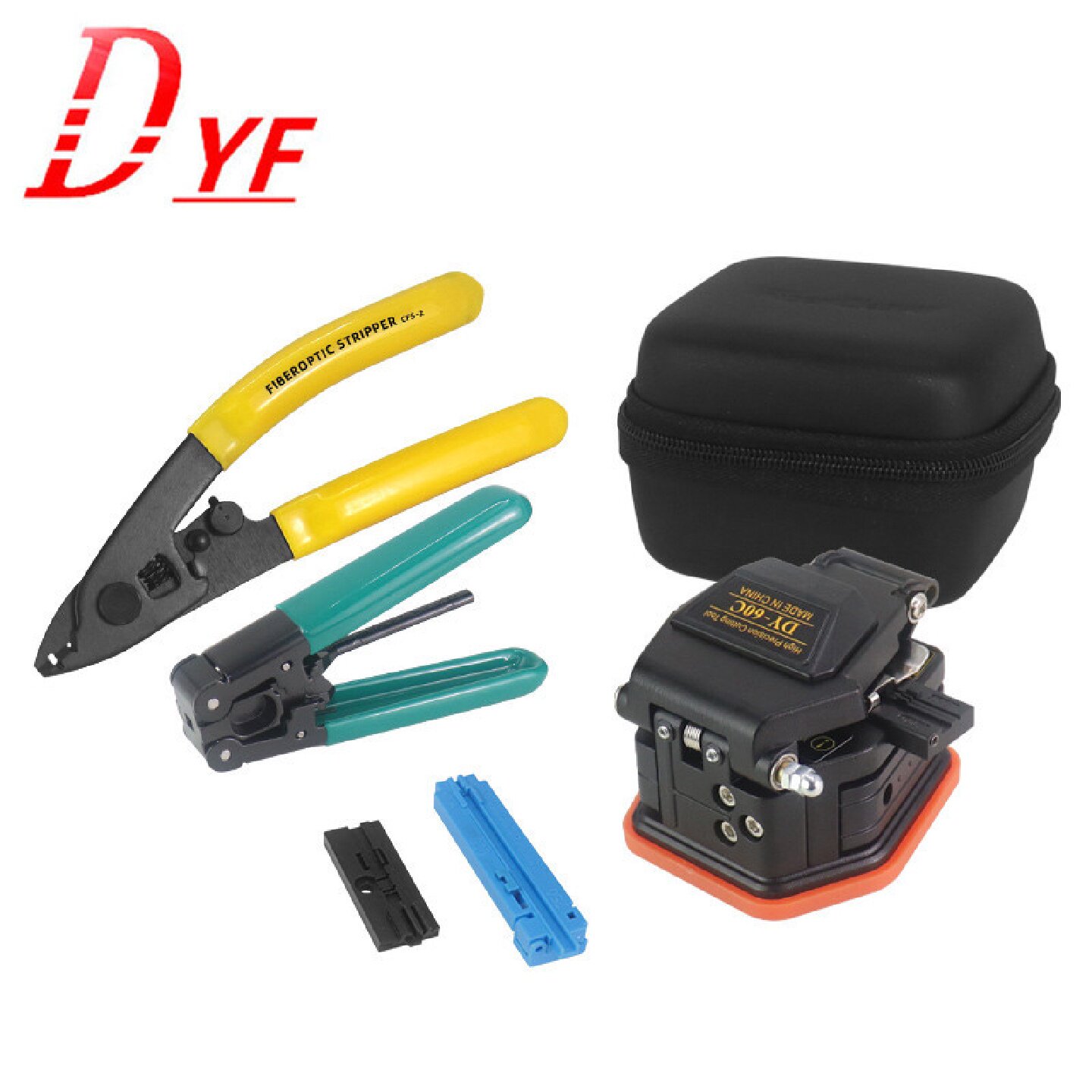 FTTH光纤工具套装光纤皮线光缆皮线钳DY-60C光纤切割刀厂家