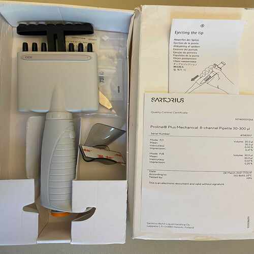赛多利斯手动多道移液器，排枪 proline plus，8道~询价