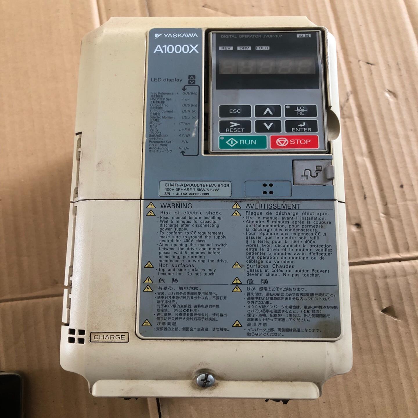 安川A1000X变频器CIMR-AB4X0018FBA 5.~询价