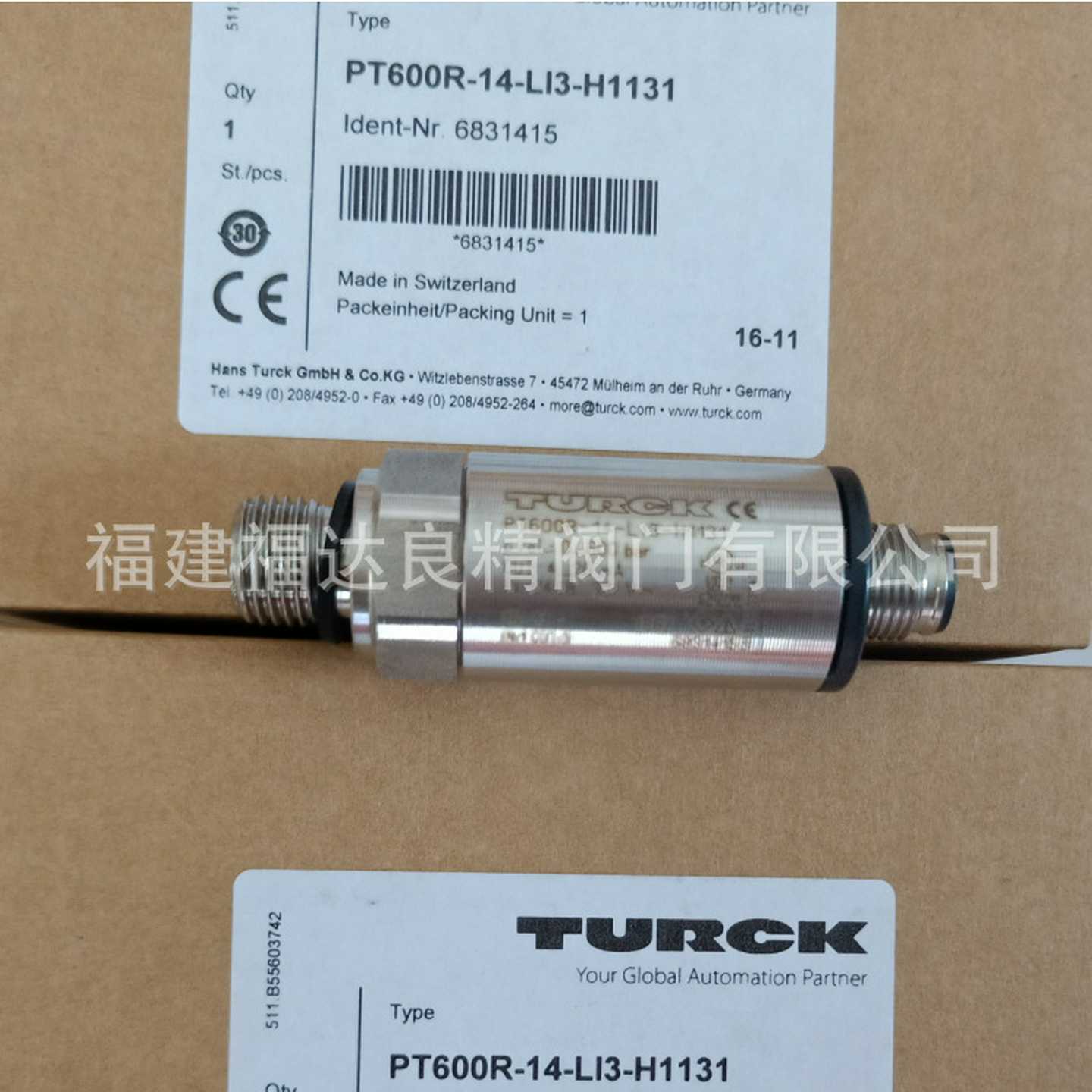 图尔克TURCK压力传感器xPT600R-14-LI3-H1131