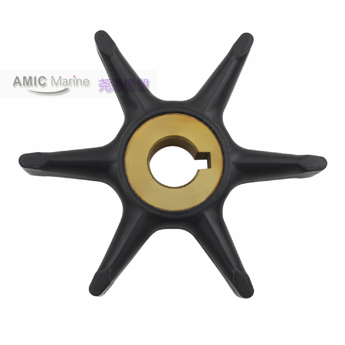 舷外机橡胶叶轮适用于Evinrude/OMC3HP4HP5HP277181434424