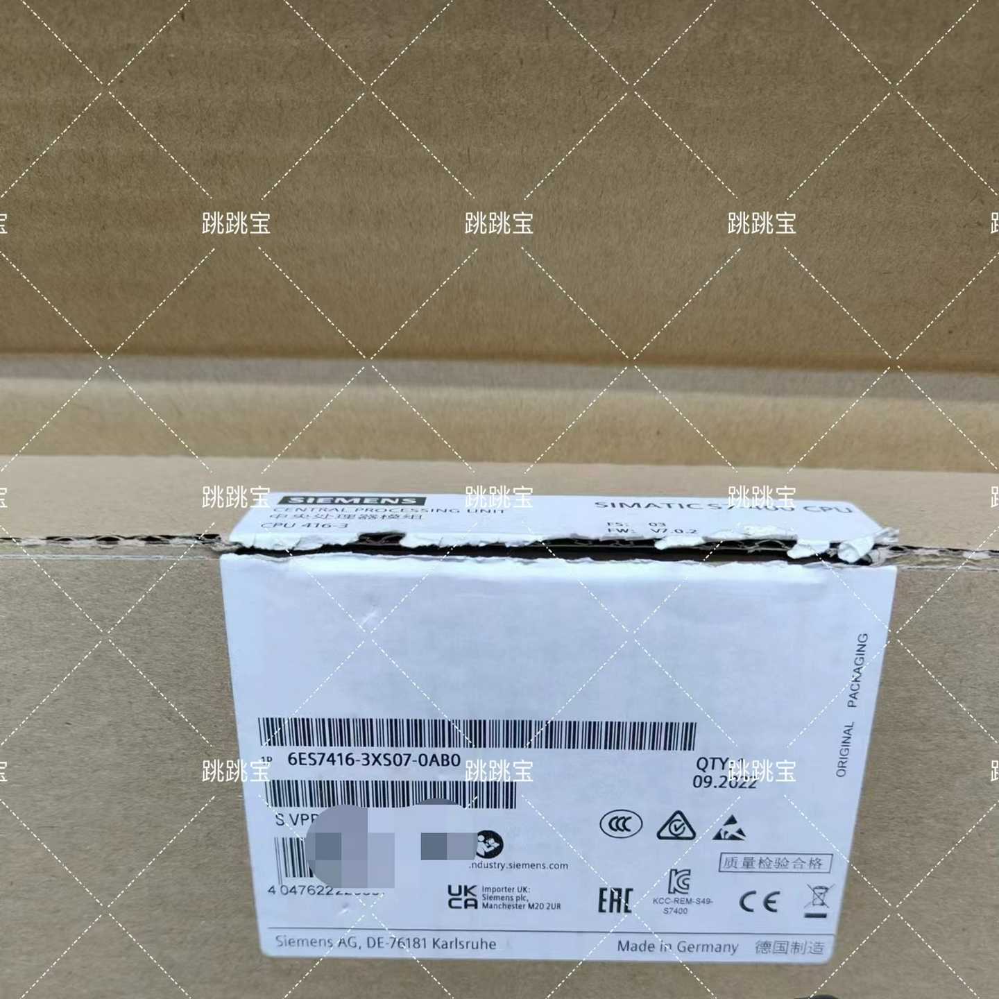 6ES7416-3XS07-0AB0 原标拆封 （电子设备）