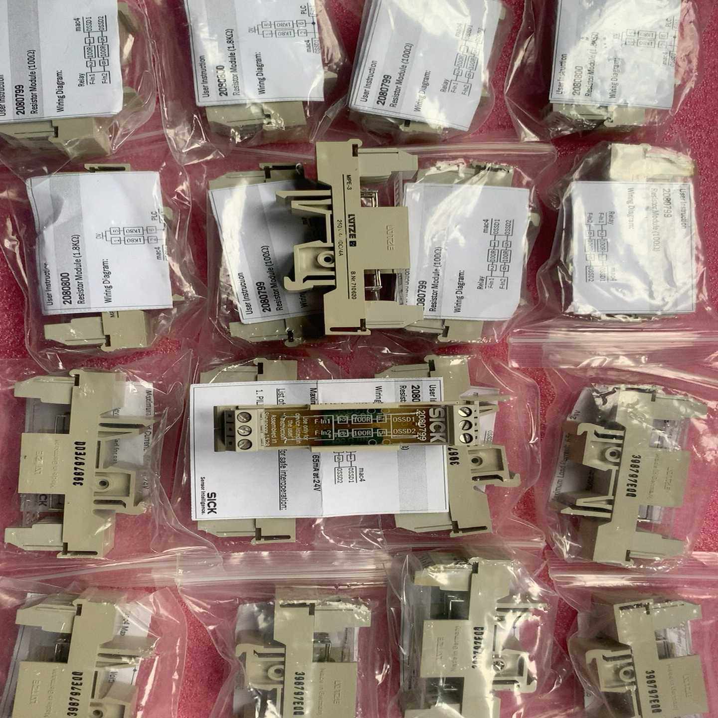 未用过西克sick电阻器模块(1.8K)（电子设备）