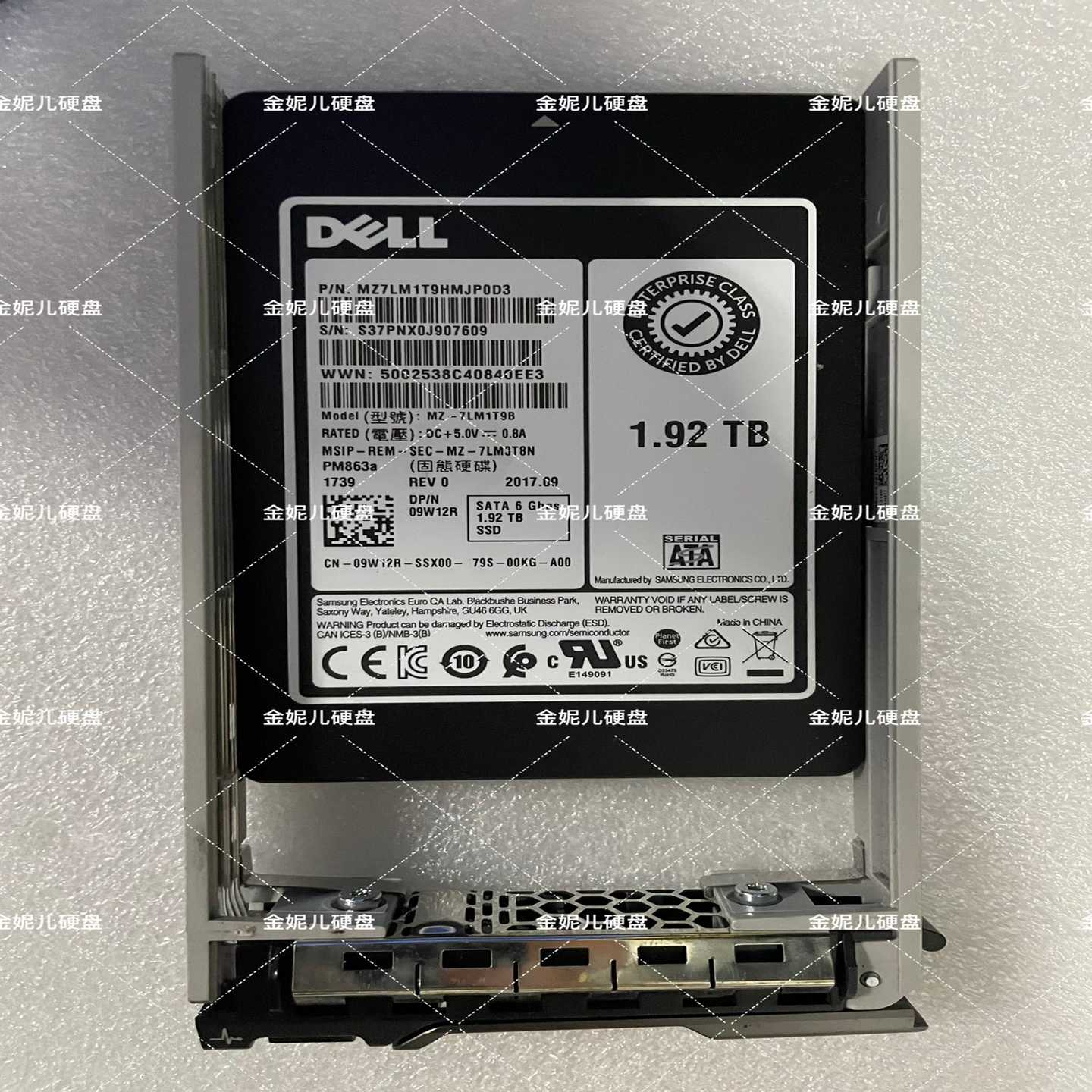 戴尔 DELL 09W12R 服务器 SSD固态硬盘 1.9