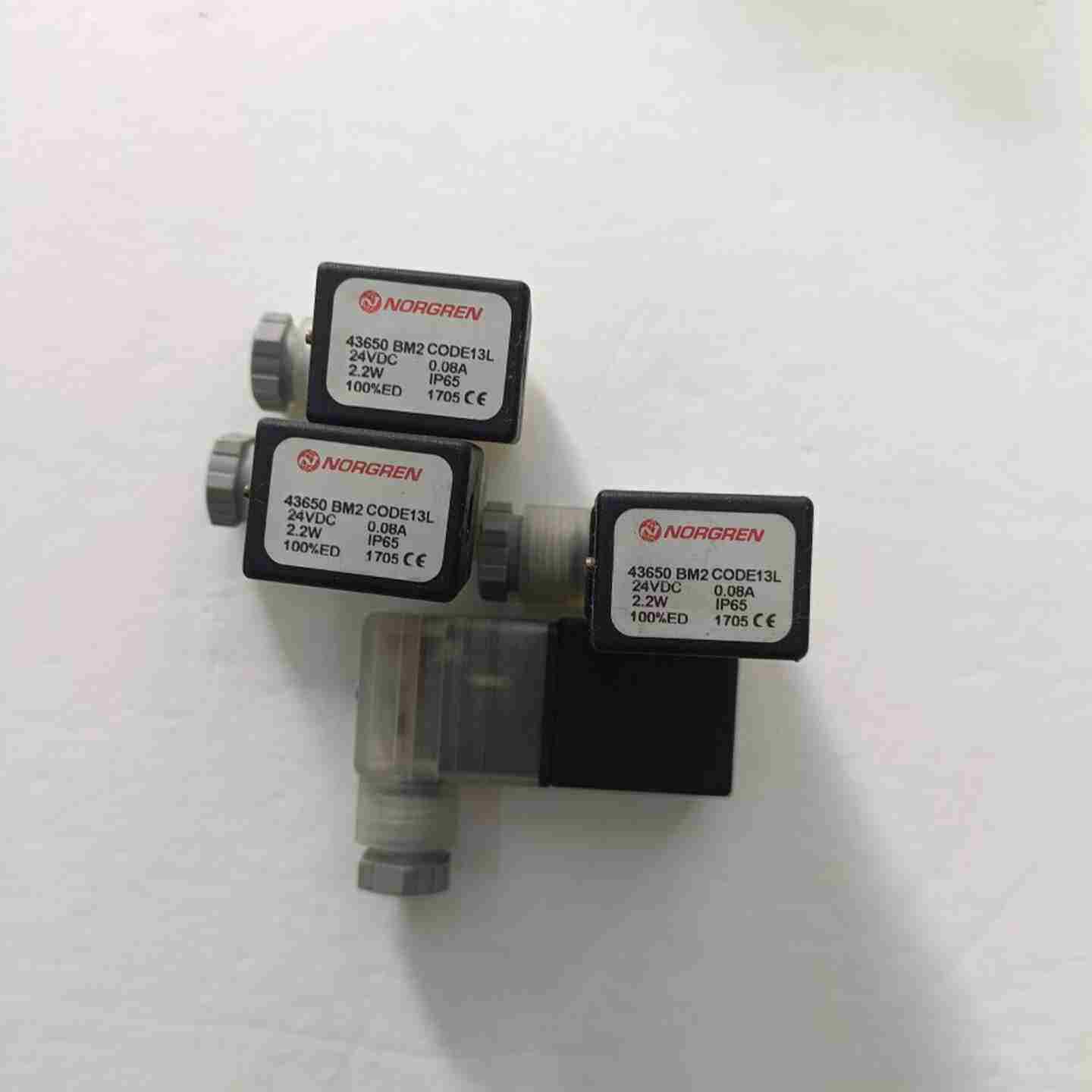 议价-43650BM2CODE13LNORGREN电磁阀线U圈24VDC0.08A全新