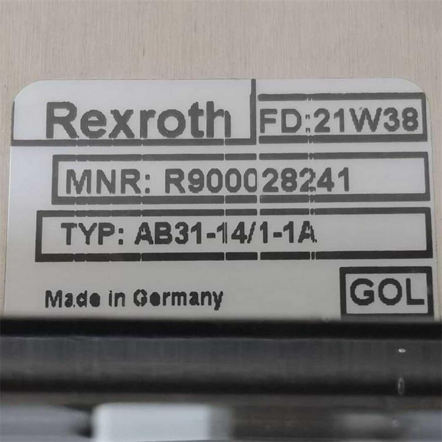 R900028241 AB31-14/1-1A力士乐调温器（佳毅工控）