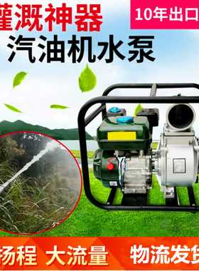 两寸便携式小型汽油泵农用柴油抽水泵农用灌溉水泵汽油泵