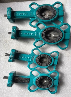 【请询价】二手GEMU蝶阀4个青绿色型号9722DN40规格阀