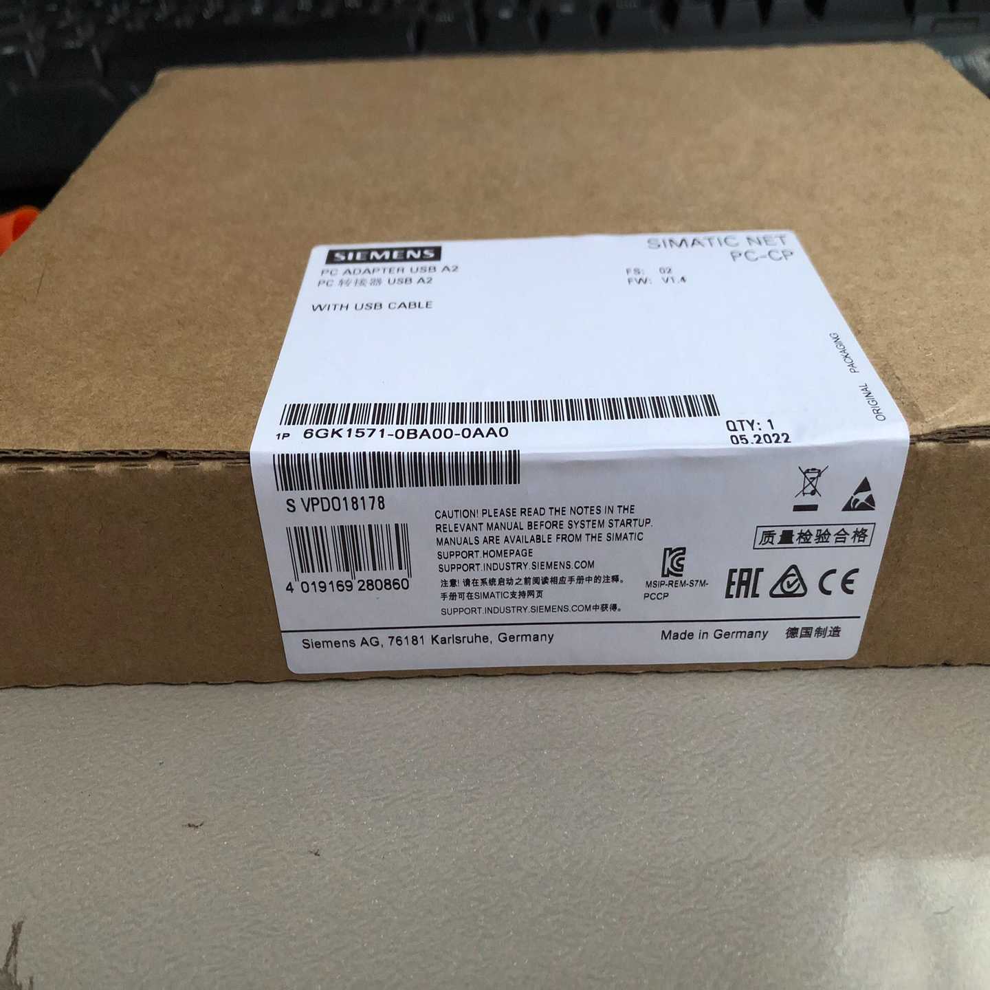 【议价】6gk1571-0ba00-0aa0没有开封质保一年，