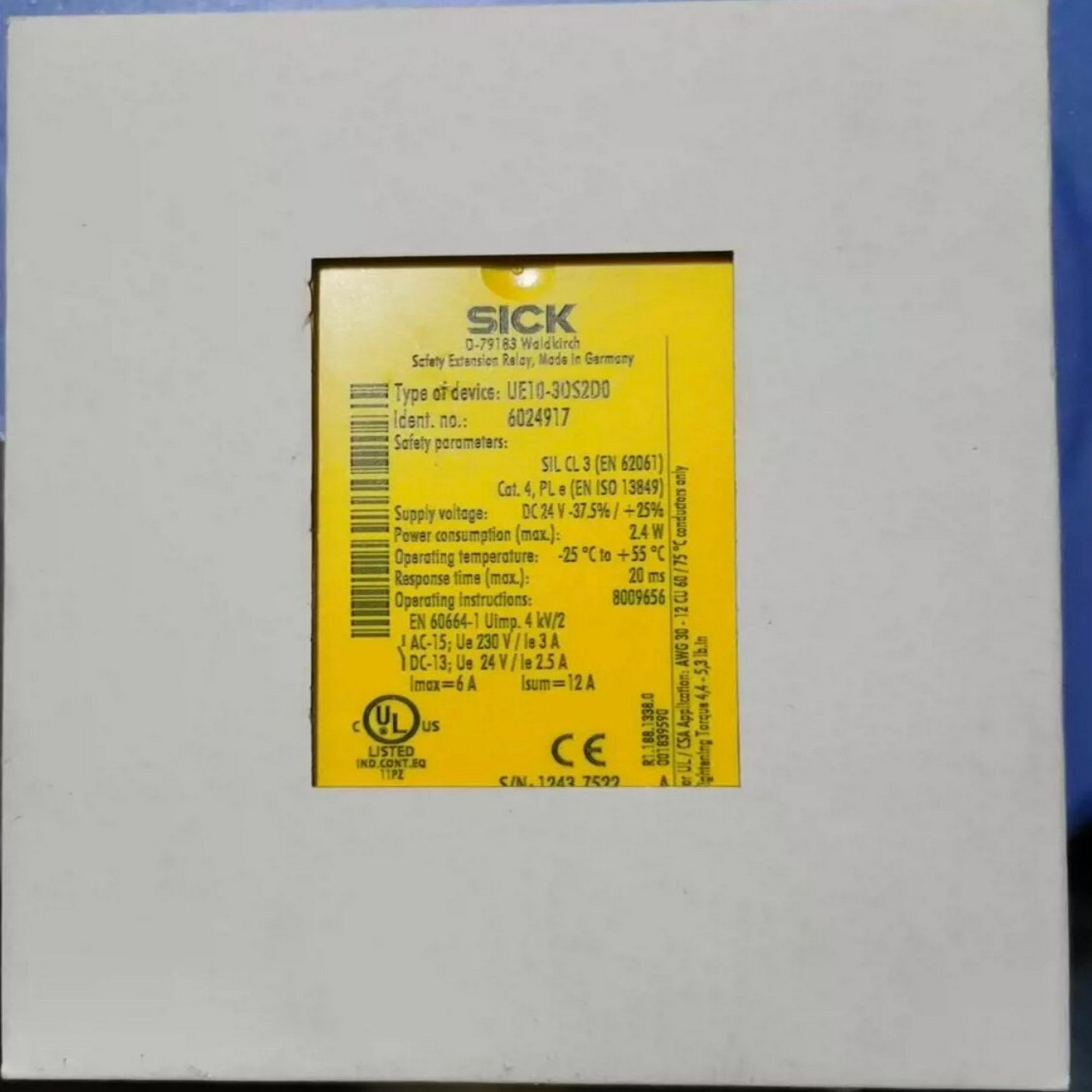 西克SICK  UE10-30S2D0，（电子设备）