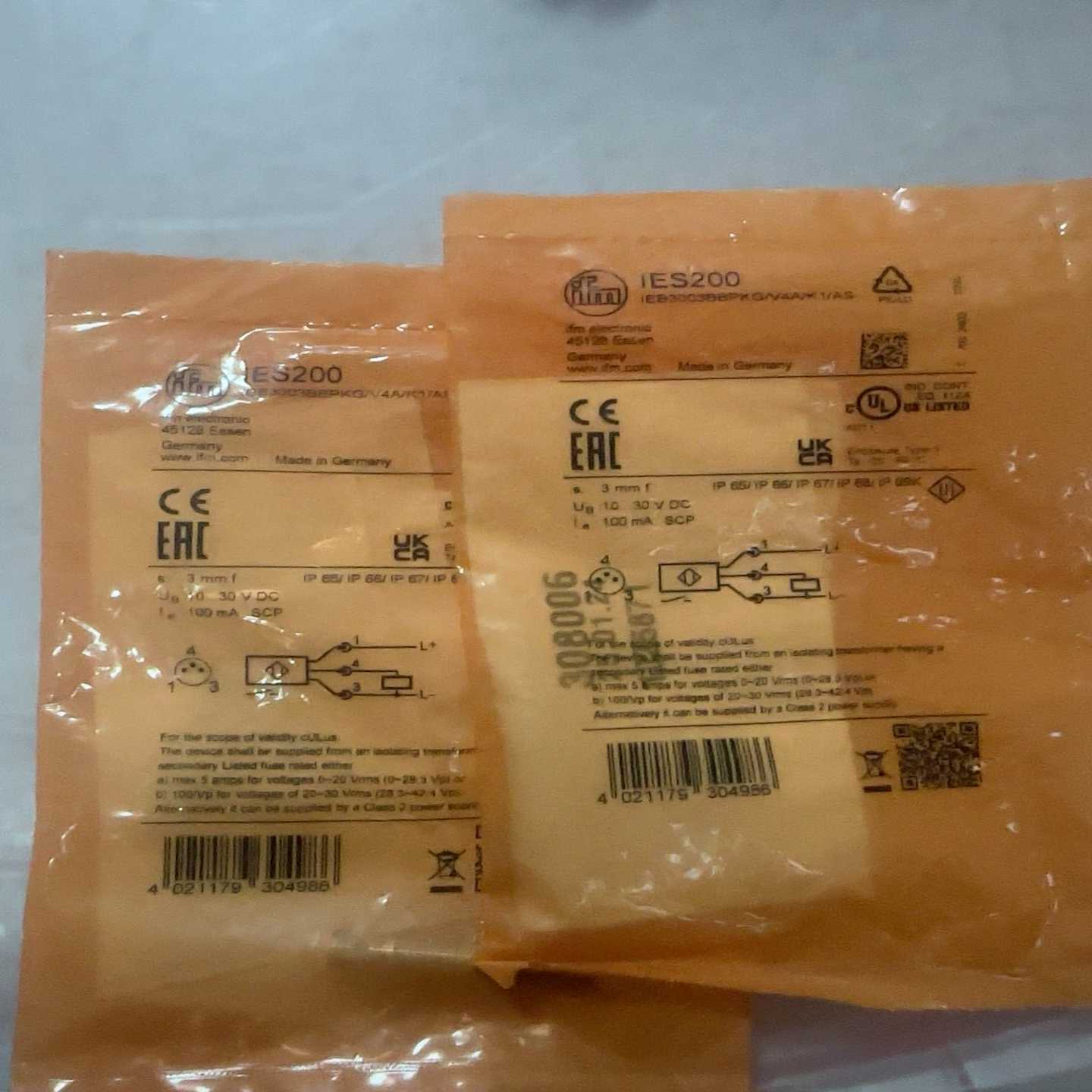 德国IFM易福门IES200电感式接近开关传感器IE询价