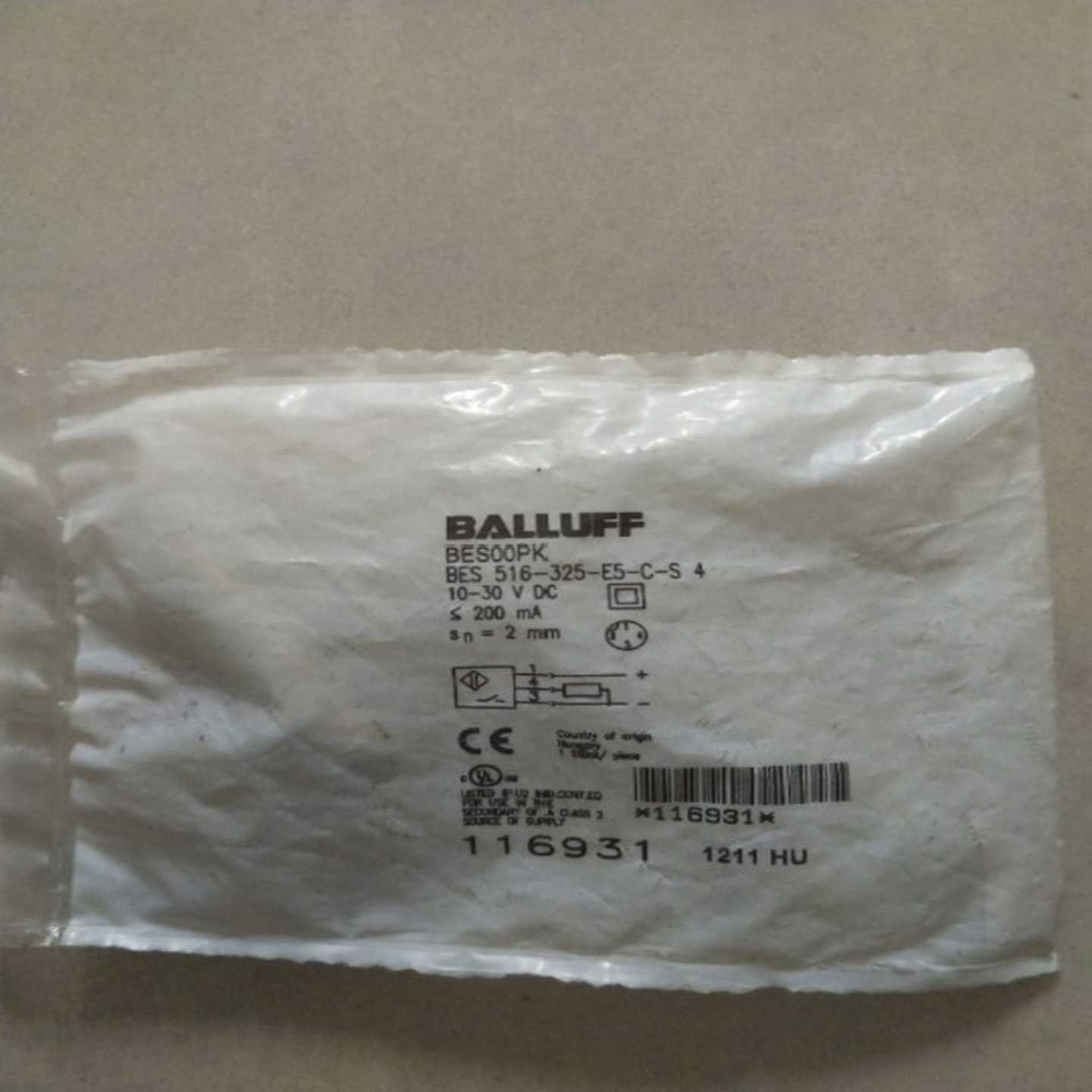 巴鲁夫电感式接近开关传感器 BES 516-325-E5~询价