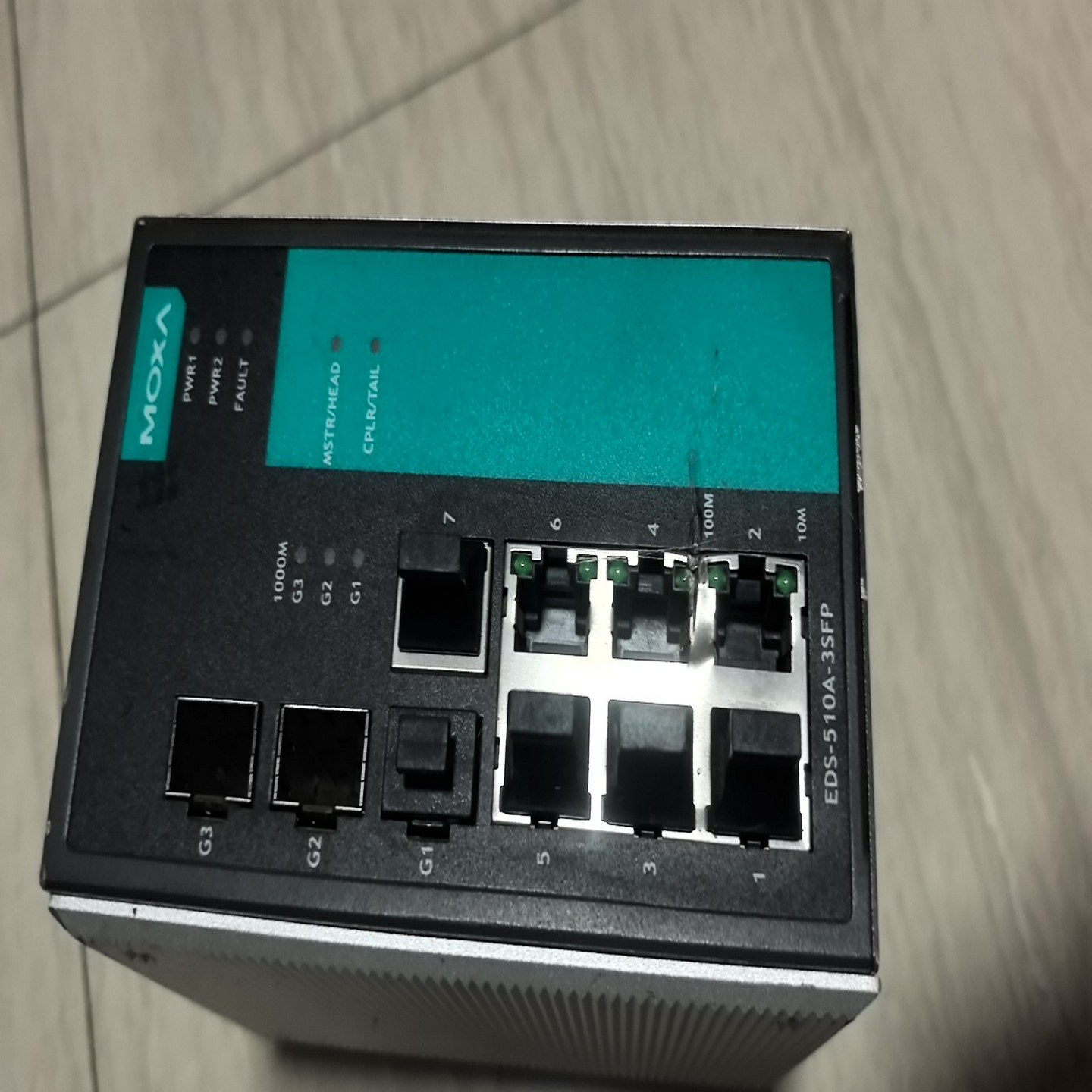 【请询价】MOXA EDS-510A-3SFP-T工业交换机拆机品