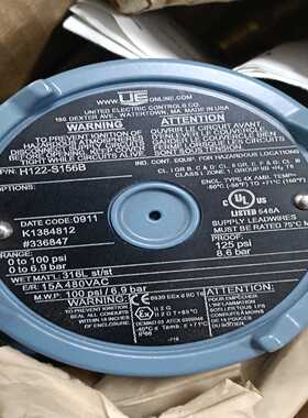 全新原装美国UE压力开关H122-S156B，共2台，pro--议价商品