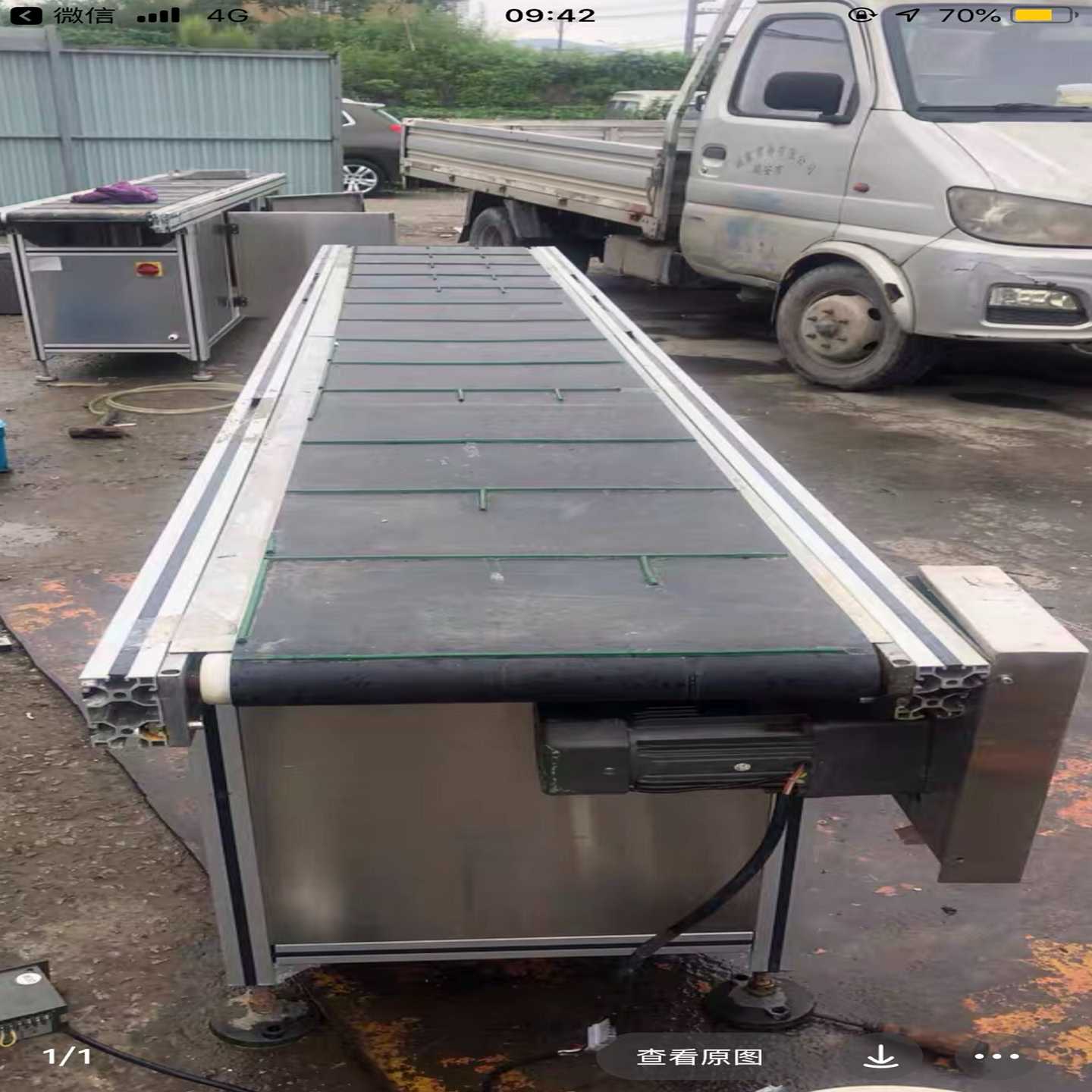 输送带，传送带宽30厘米长3米1，底下带柜门，不要可拆卸-议价