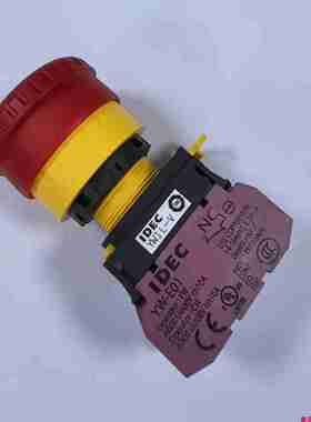 议价-IDEC和泉YW1L-V4E11Q4R40mm蘑菇头急停按钮旋转复位直径