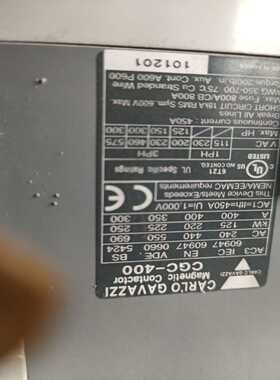 【星慕电子】CARLO GAVAZZI，佳乐CGC-400断路器，件