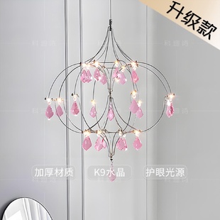 公寓吊灯 星匠萤火虫水晶吊灯现代轻奢卧室别墅客厅吊灯衣帽间复式