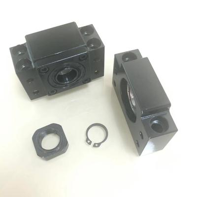 精密丝杆支撑座BK15/BF1520253035固定座标准方形轴端支座带座