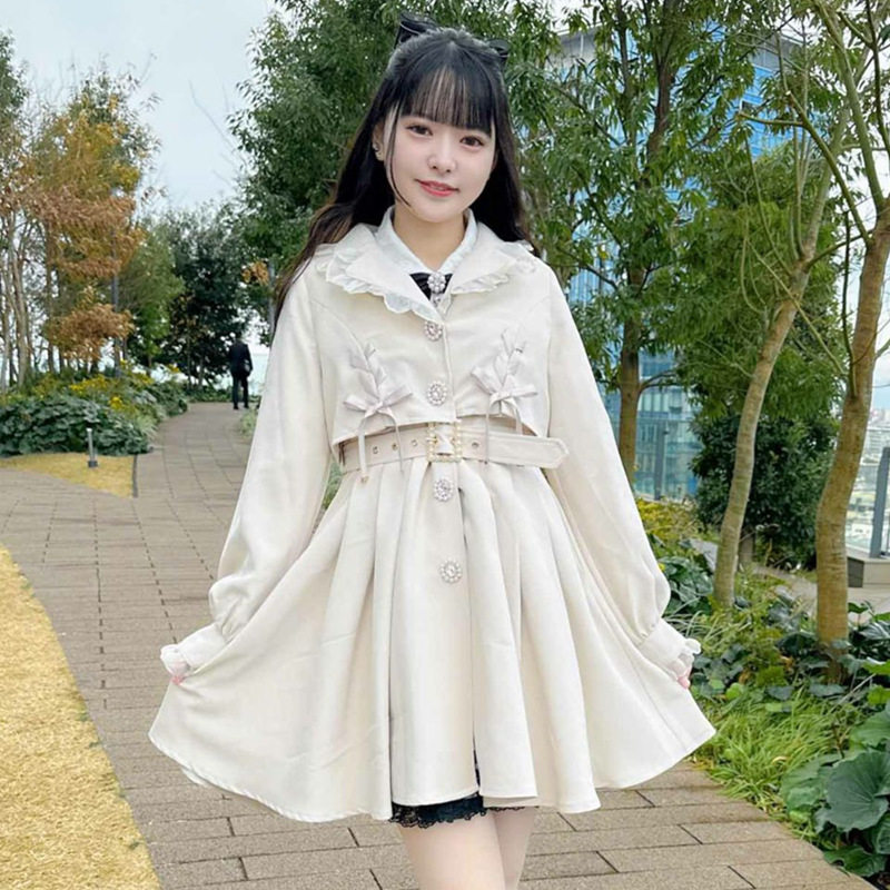 日单RJT全新萝莉塔外套风衣连风衣