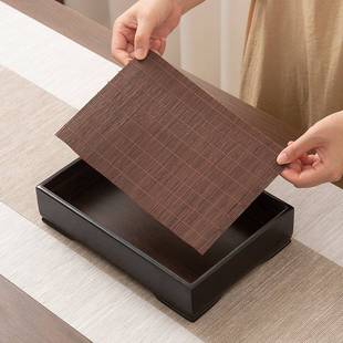 ? 一人用竹席茶盘快速沥水泡茶台家用竹茶盘便携式小茶海分销