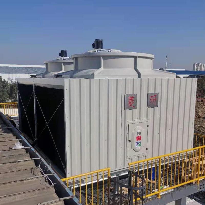 工业横流方形冷却水塔低噪音开式100-500T逆流式玻璃钢冷却塔厂家