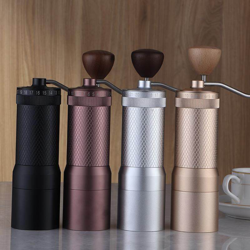 厂家上调平刀手摇手磨咖啡豆研磨机磨豆机手动磨粉器小型复古迷你