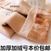 内搭裤 秋冬 女加绒加厚光腿神器肉色丝袜黑色高腰裤 袜女士保暖裤