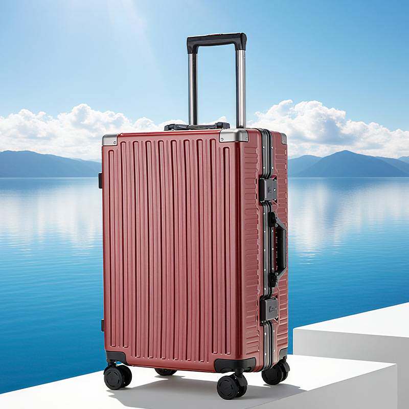 行李箱20寸抗摔拉杆箱24寸pc登机密码箱男新干旅行箱包铝合金皮箱 - 夕颜甄选出品