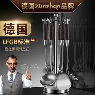 挂架漏勺子大号舀汤勺家用煎铲 厨房304不锈钢炒菜锅铲厨具全套装