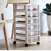 可移动抽屉推车A4文件架资料分类架置物柜B4办公收纳多层塑料书柜