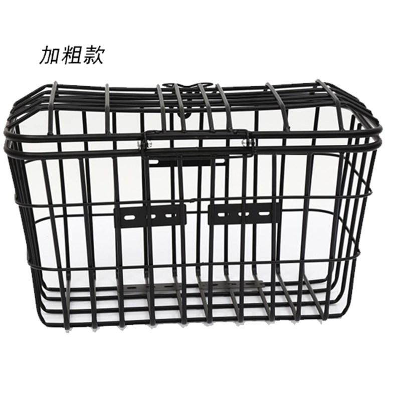 电动车前车篮自行车筐超大车筐车篓后菜篮子置物送快餐内胆放书包