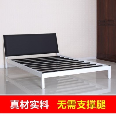 软床铁艺床儿童床钢架床双人床单人床铁床1.2 1.5 1.8简易公主床