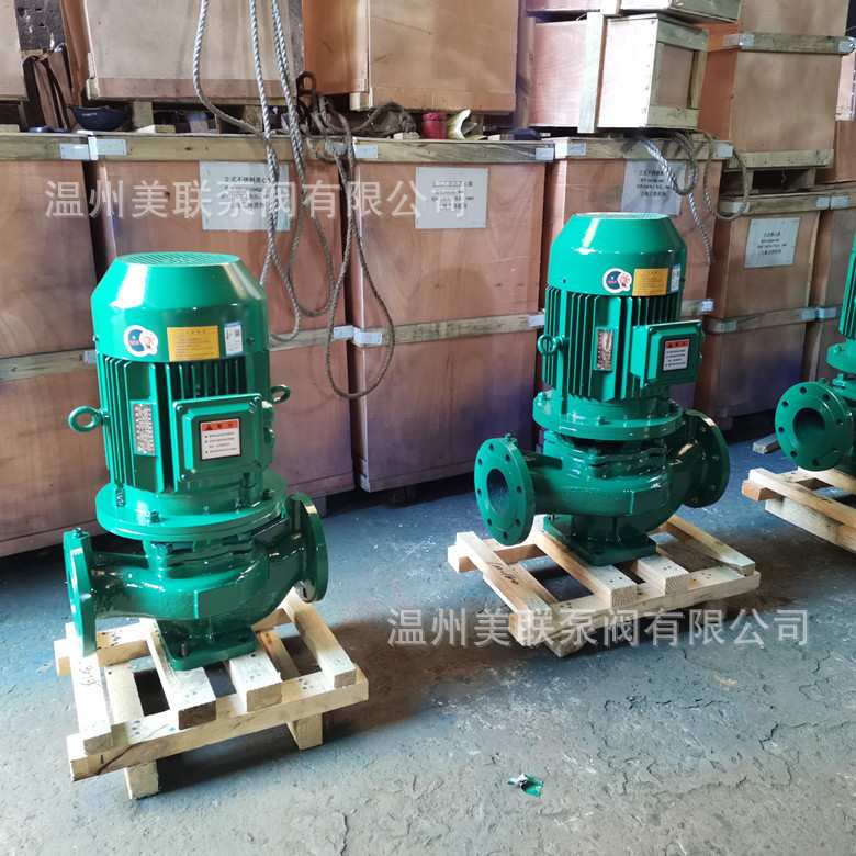 IHG100-125A不锈钢立式管道泵 耐腐蚀化工管道泵防爆304/316L