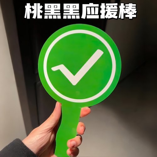 双面对错牌应援棒搞怪举牌道具