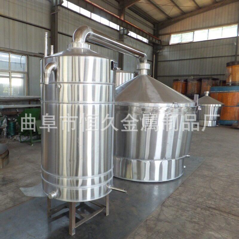 酒厂生产设备 04不锈钢白酒酿酒设备大型蒸酒锅甜米酒甑锅冷却器