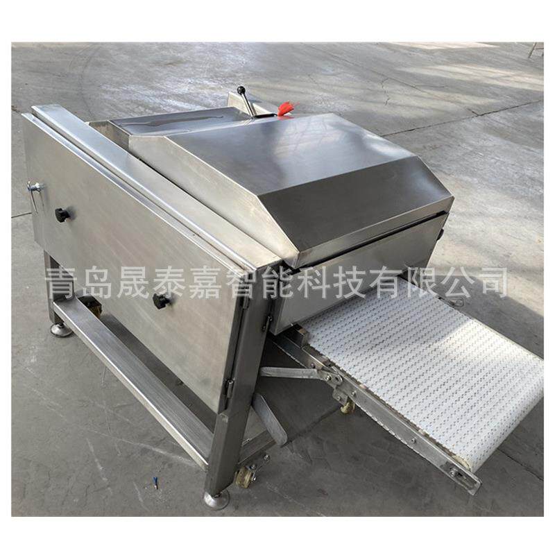 全自动鸡脖鸭脖去皮机 鸡胸脱皮机 鸡腿鸭腿扒皮机 褪皮机厂家