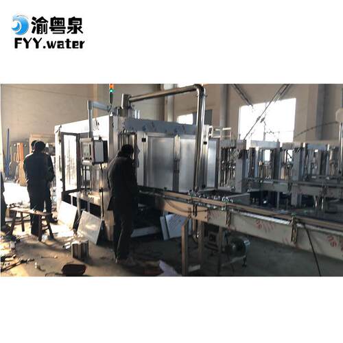 新品全自动矿泉水瓶装水灌装机纯净水灌装生产线液体直线灌装设备