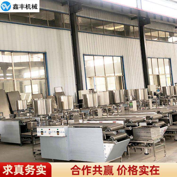 鑫丰豆腐皮机厂家实拍  大型豆腐皮机全套配置 上门安装全自动